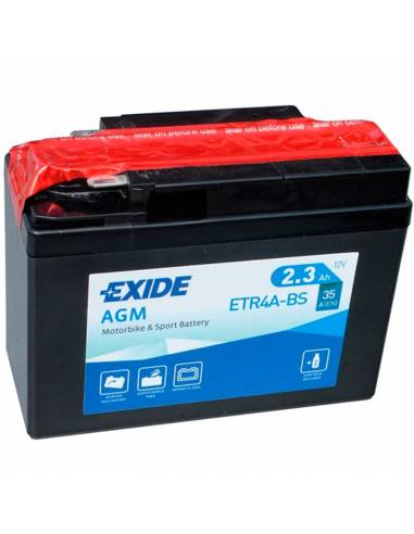 Batería Exide ETR4A-BS 12V 2.3Ah AGM