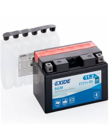 Batería Exide ETZ14-BS 12V 11.2Ah AGM