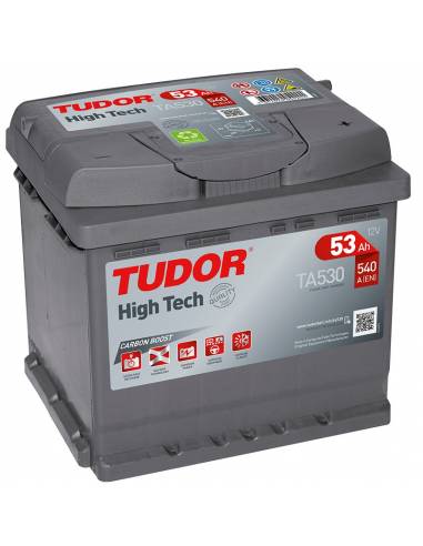 Batería Tudor TA530 12V 53Ah High-Tech