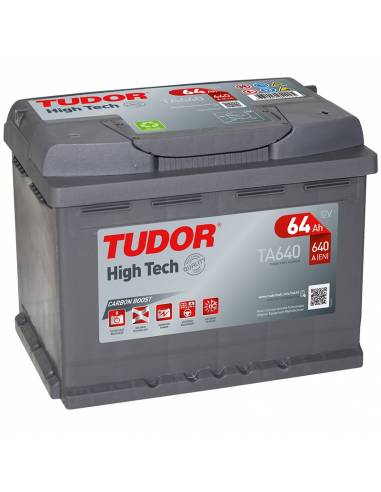 Batería Tudor TA640 12V 64Ah High-Tech