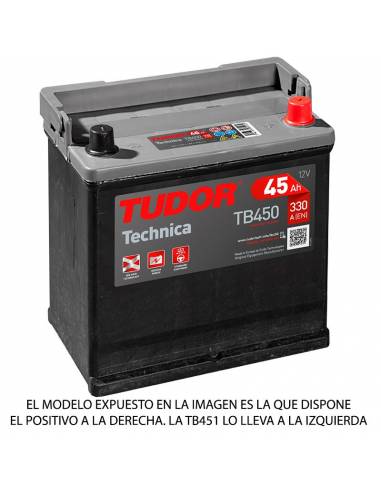 Batería Tudor TB451 12V 45Ah Technica