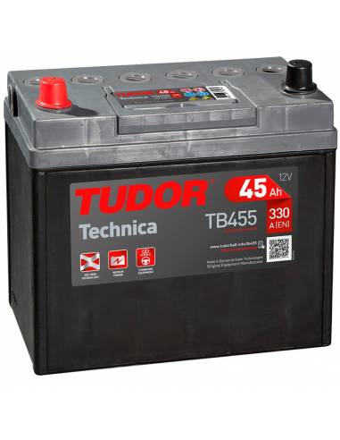 Batería Tudor TB455 12V 45Ah Technica