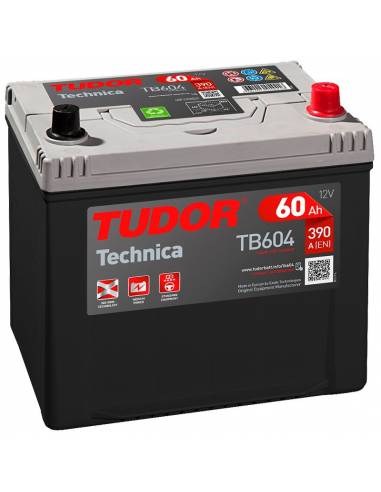 Batería Tudor TB604 12V 60Ah Technica