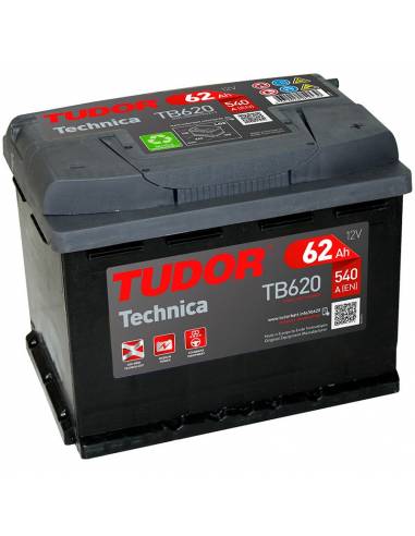 Batería Tudor TB620 12V 62Ah Technica