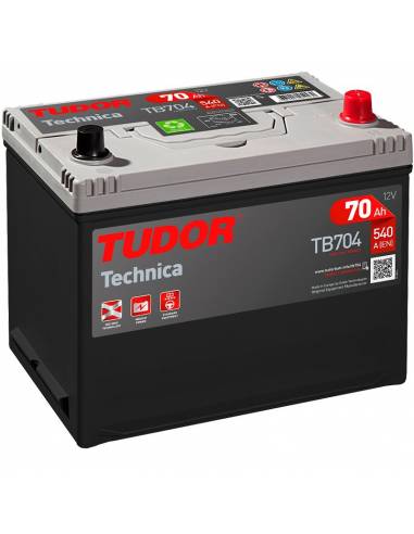 Batería Tudor TB704 12V 70Ah Technica