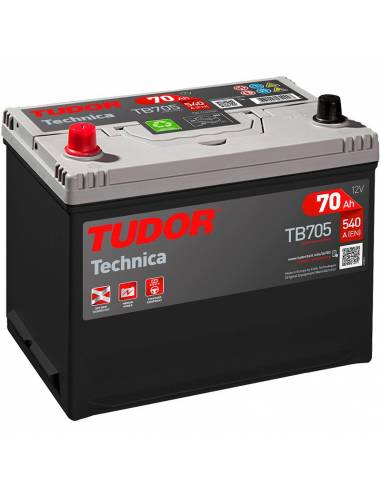 Batería Tudor TB705 12V 70Ah Technica
