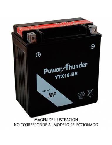 Batería Power Thunder AGM PTX15L-BS 12V 13Ah