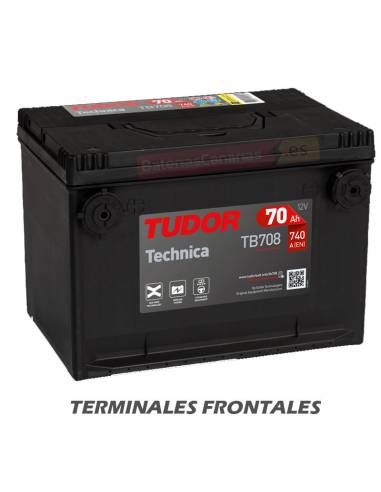 Batería Tudor TB708 12V 70Ah Technica (TB758)