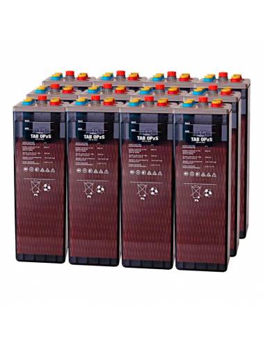 Batería solar estacionaria 48 voltios 3000amperios | 16 opzs 2000