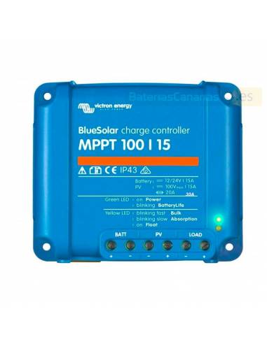 Regulador Solar Victron BlueSolar MPPT 100/15