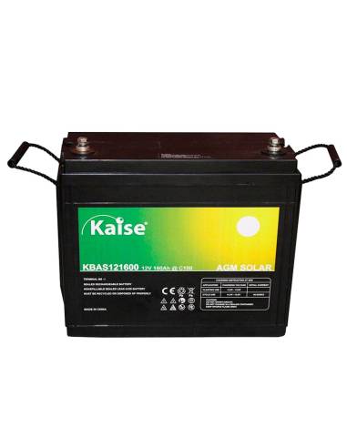 Batería 12v 160Ah AGM Kaise Solar KBAS121600