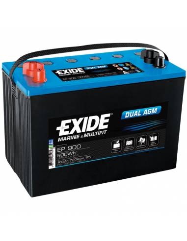 Batería Exide EP900 12V 100Ah Dual AGM