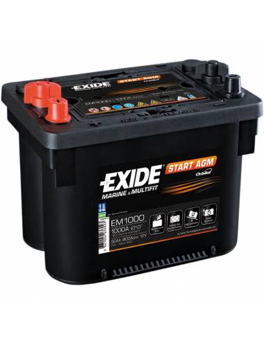 Batería Exide EM1000 12V 50Ah AGM